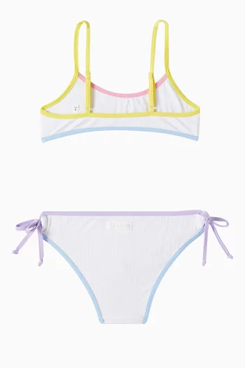 طقم بيكيني جيدن بشعار الماركة، قطعتان