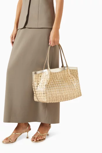 Small Secret Bag in Mosaico Mestieri D'arte Leather