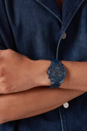 Bold Verso Chronograph Watch, 44mm