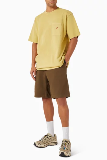 Pigment Dye G-Shorts in Organic Twill