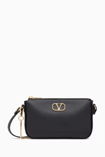 Valentino Garavani Mini VLOGO Crossbody Bag in Leather