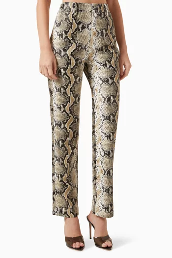 Restless Serpent Pants in Faux Leather