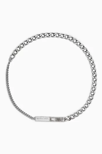 ID Chain Bracelet in Sterling Silver
