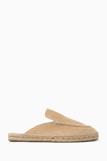 Traveler Loafers Mules in Suede