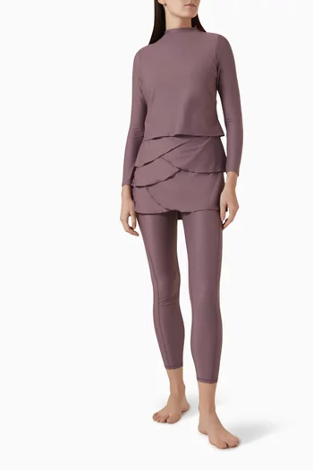 فستان سباحة لولا نايلون إيكونيل معاد تدويره