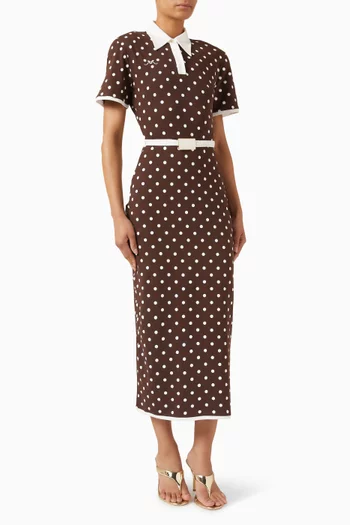 Polo Maxi Dress in Jersey