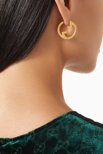 Gucci Blondie Hoop Earrings