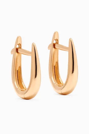 Claw Huggie Earrings in 14kt Recycled Gold