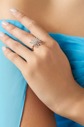 Daw Diamond Ring in 18kt White Gold