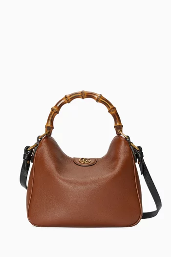 Small Diana Shoulder Bag in Leather