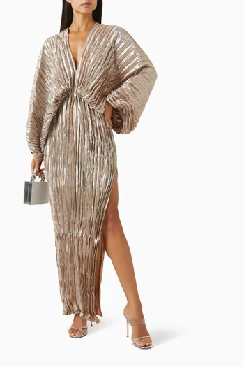 De Luxe Pleated Gown