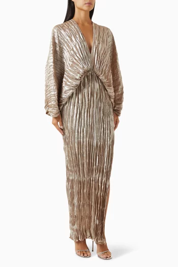 De Luxe Pleated Gown