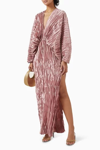 De Luxe Pleated Gown