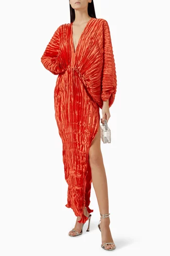 De Luxe Pleated Gown