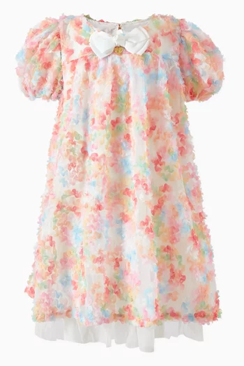 Snowdrop Confetti-print Dress in Tulle