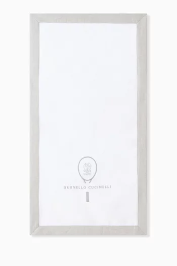Logo Embroidered Beach Towel