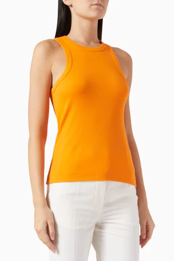 Alisson Classic Ribbed Tank Top in Organic Cotton