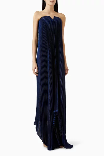 Black-tie Strapless Gown in Satin