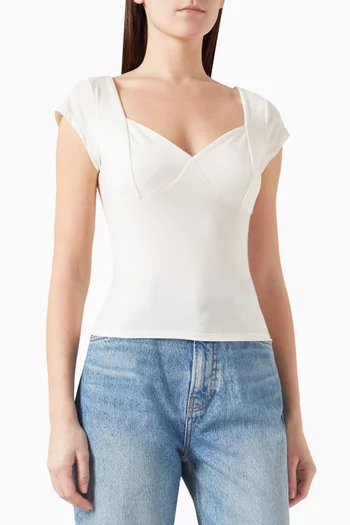 Brielle Top in Eco Cinch Stretch Jersey