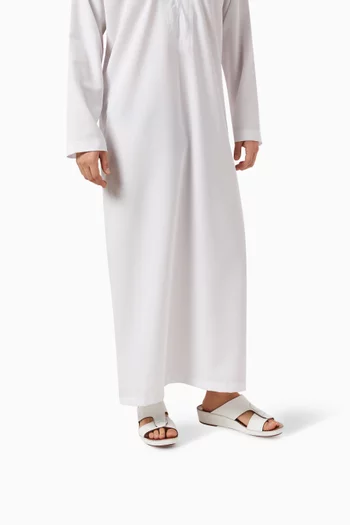 Fissare Granulato Sandals in Deer & Calfskin Leather