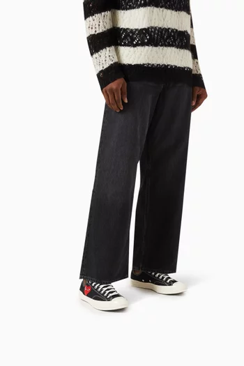x Converse Chuck 70 Small Heart Low Top Sneakers in Canvas