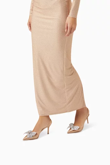 Jamil 70 Slingback Pumps in Satin