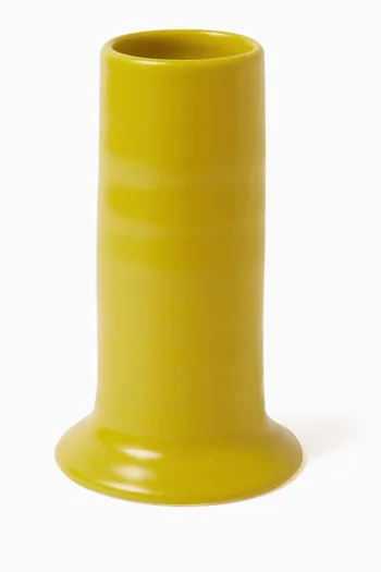 Small Nablus Ripple Vase in Porcelain