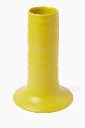 Large Nablus Ripple Vase in Porcelain