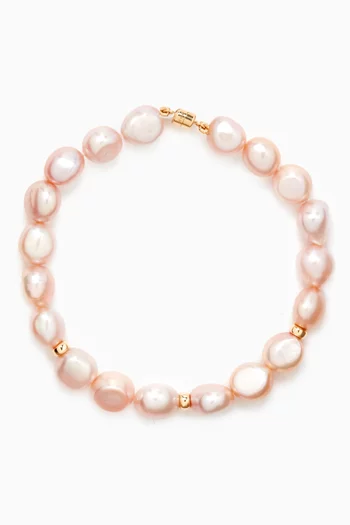 Kiku Baroque Pearl Bracelet in 18kt Gold