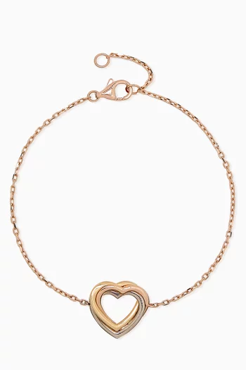 Cartier Trinity Heart Bracelet in 18kt Gold