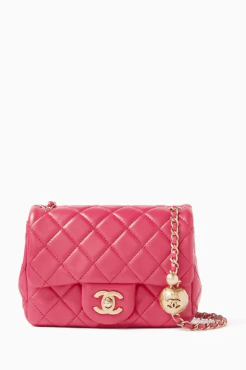 Chanel Mini Flap Square Bag in Quilted Lambskin