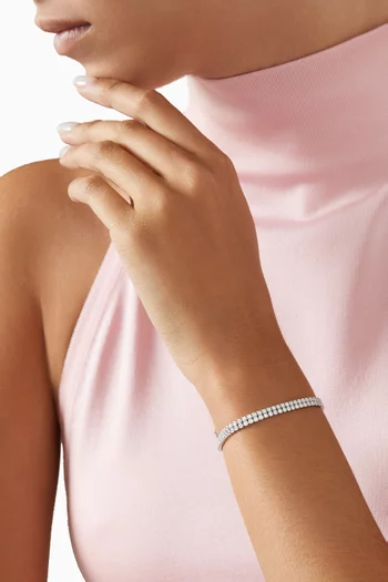 Double Strand Tennis Bracelet