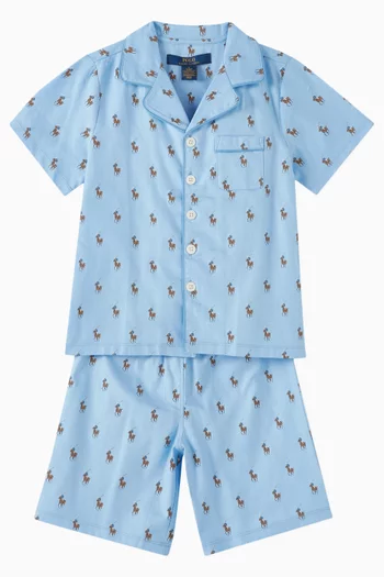 Pony Pyjama Set in Cotton