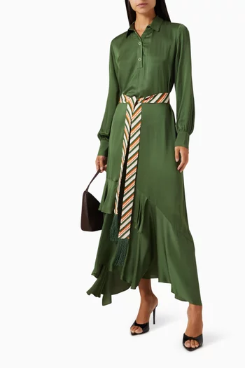 Belted Midi Dress