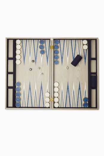 Backgammon Set in Natural Wood