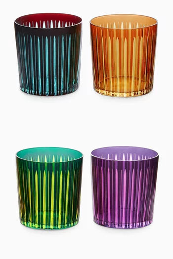 Prism Double Old Fashioned Glasses, Set of 4