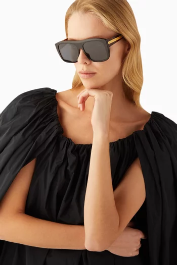 Square Sunglasses in Bio-acetate
