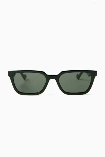 Rectangle Sunglasses in Injection