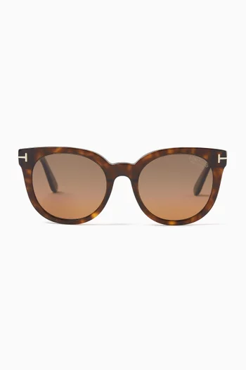 Moira Cat-eye Sunglasses in Acetate