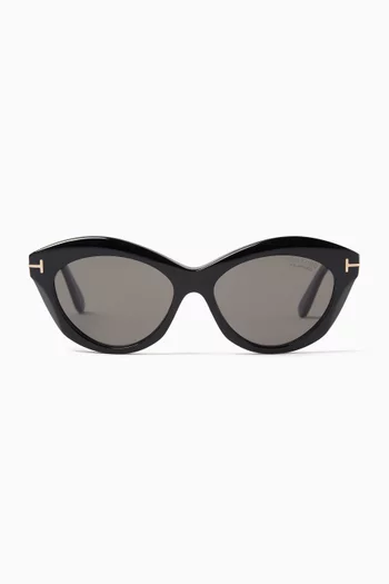 Toni Cat-eye Sunglasses in Acetate
