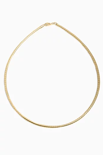 Omega Chain Necklace in 14kt Gold Vermeil