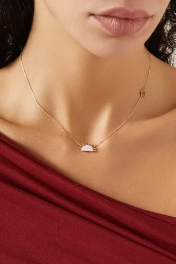 قلادة سن ست كراش ذهب عيار 18