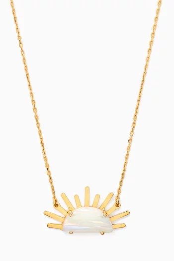 Sunset Crush Necklace in 18kt Gold