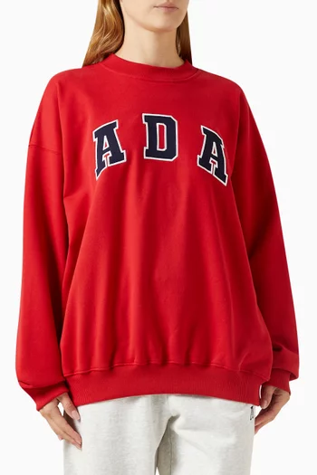 ADA Oversized Sweatshirt in Organic Cotton