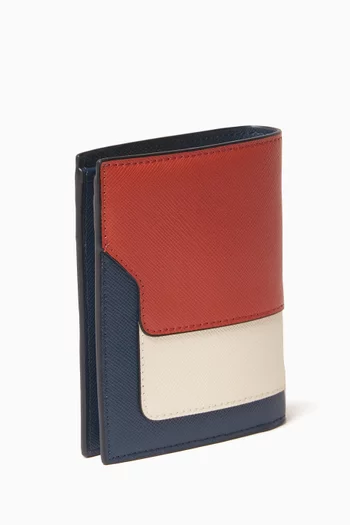 Bi-fold Wallet in Saffiano Leather