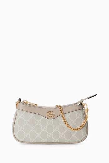 Mini Ophidia Shoulder Bag in GG Canvas
