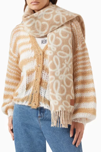Anagram Scarf in Wool & Cashmere
