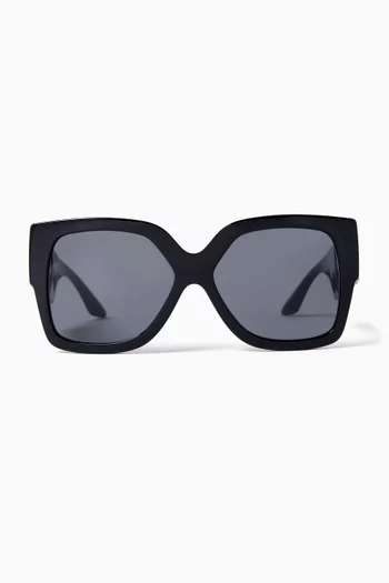 Greca Rectangle Sunglasses