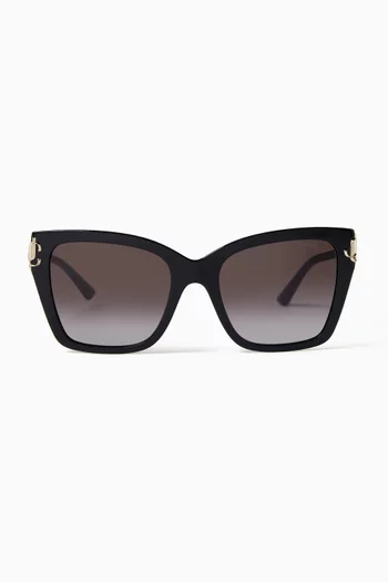 Butterfly Frame Sunglasses in Acetate