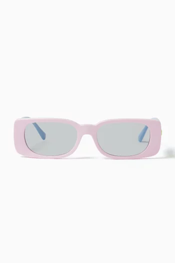 Rectangle Tinted Sunglasses